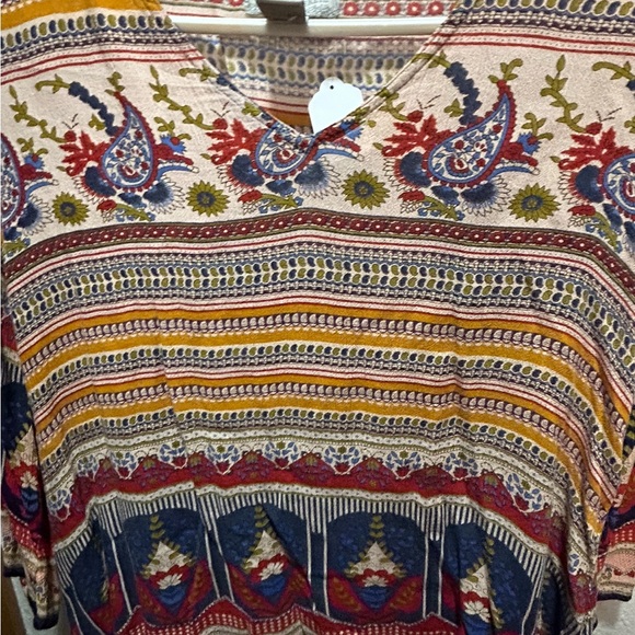 Cost Plus World Market Multicolor Paisley Women's Blouse - Picture 1 of 7
